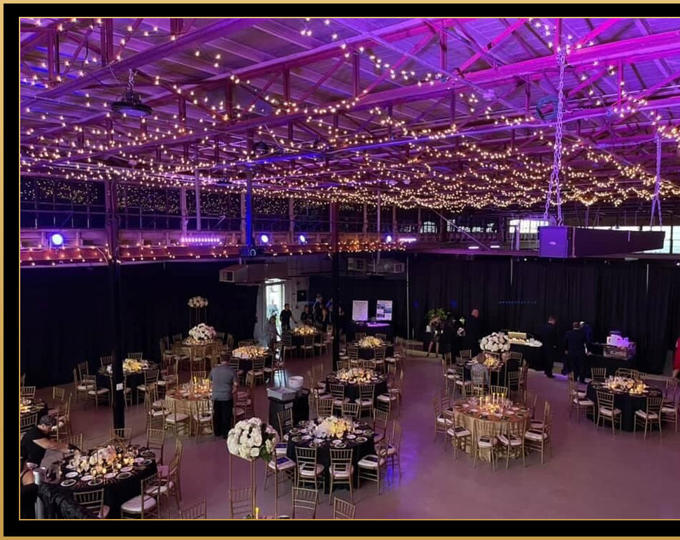 Warehouse 208 Reception Hall Decor